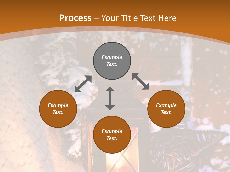 Lamp Dark Warm PowerPoint Template