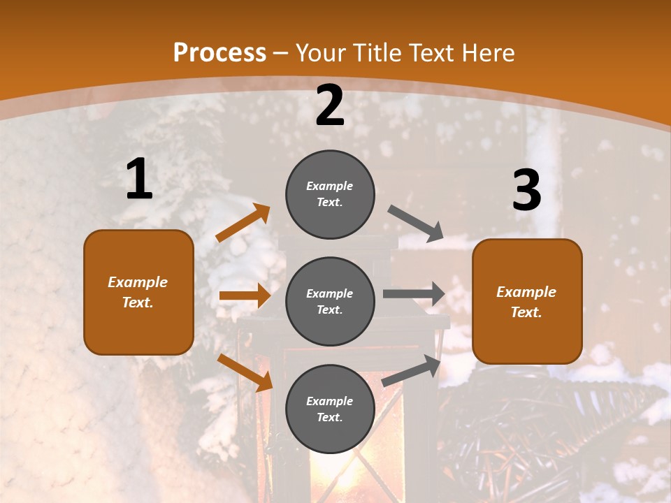 Lamp Dark Warm PowerPoint Template