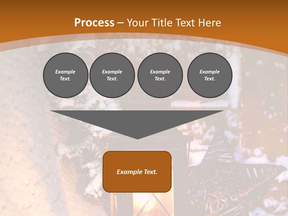 Lamp Dark Warm PowerPoint Template