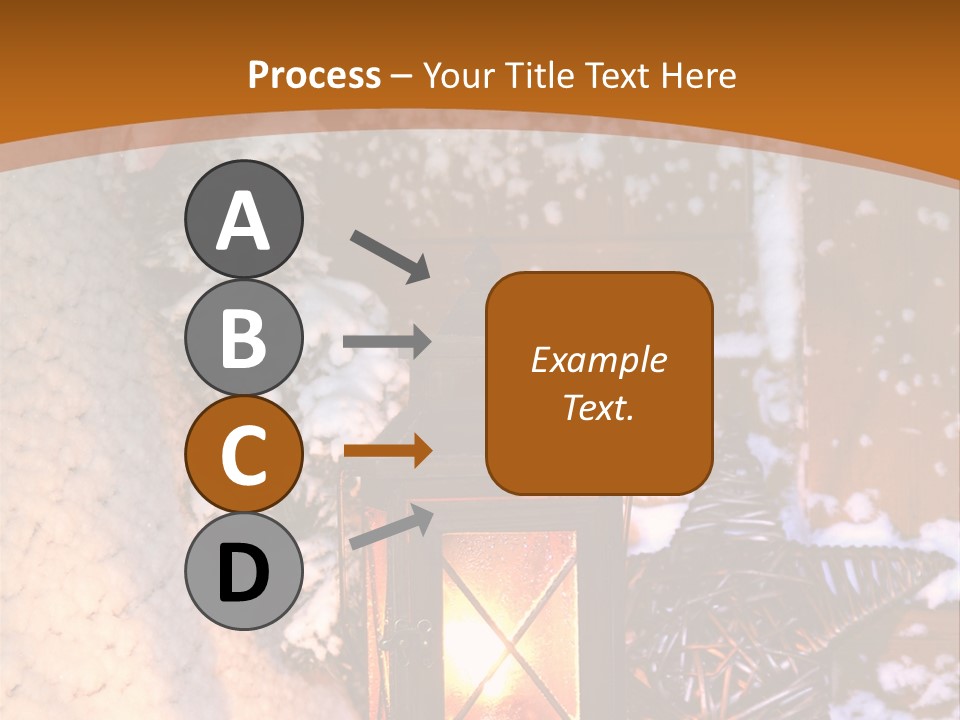 Lamp Dark Warm PowerPoint Template