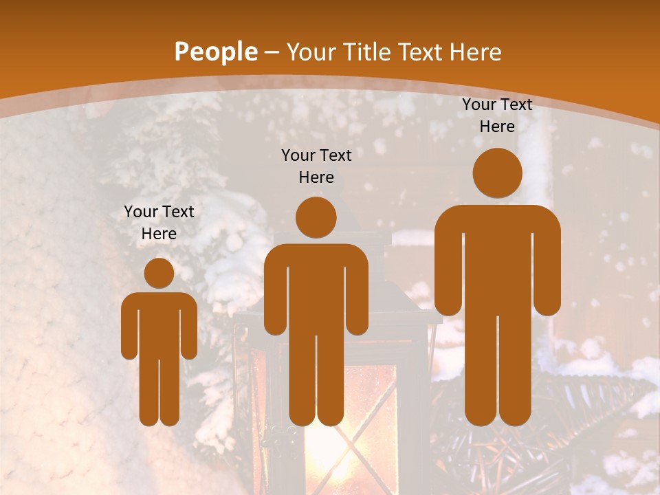 Lamp Dark Warm PowerPoint Template