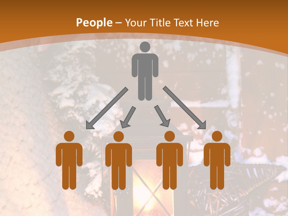 Lamp Dark Warm PowerPoint Template