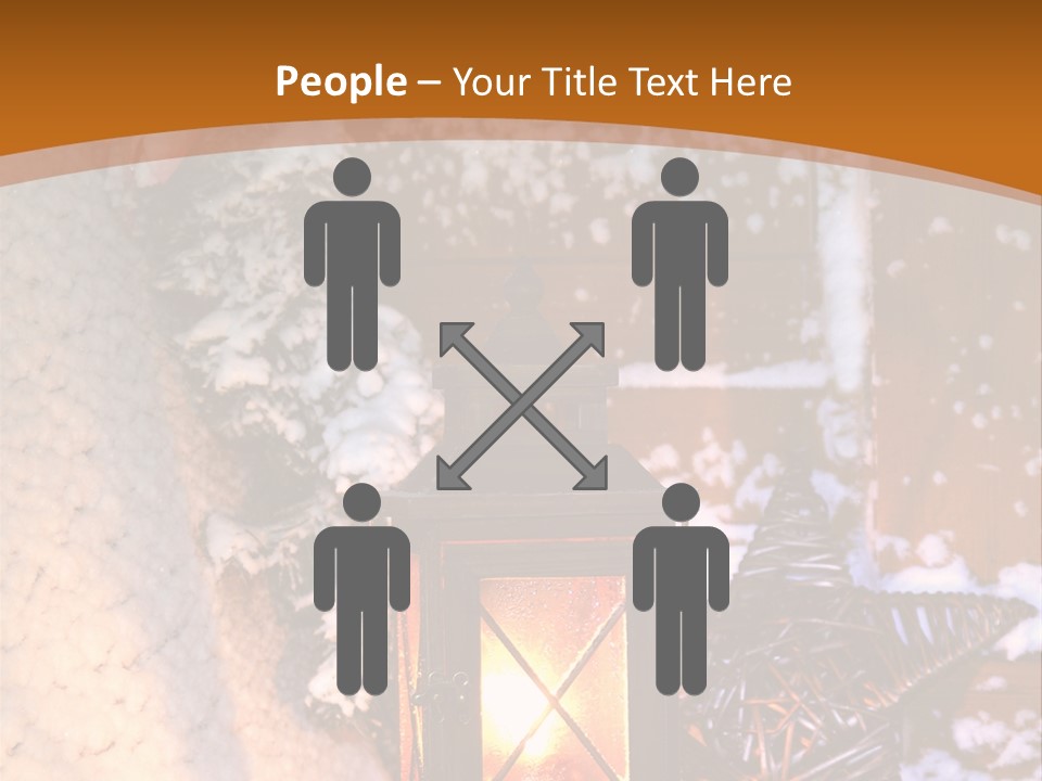 Lamp Dark Warm PowerPoint Template