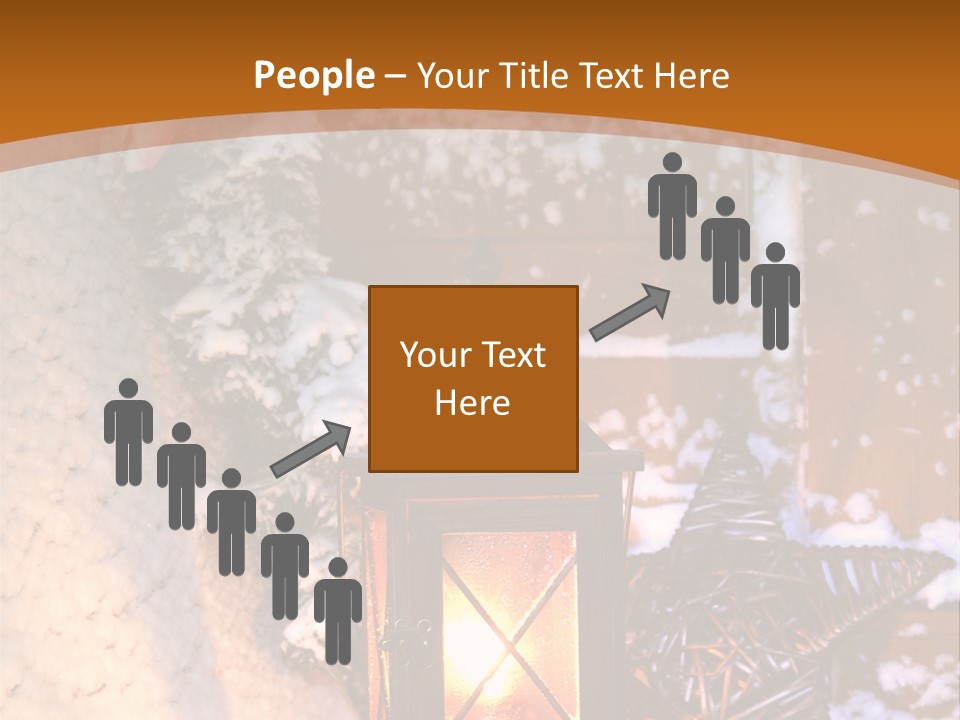 Lamp Dark Warm PowerPoint Template