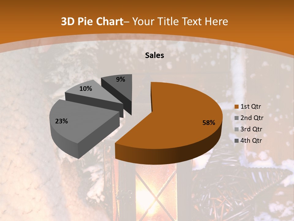 Lamp Dark Warm PowerPoint Template