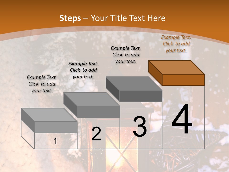 Lamp Dark Warm PowerPoint Template