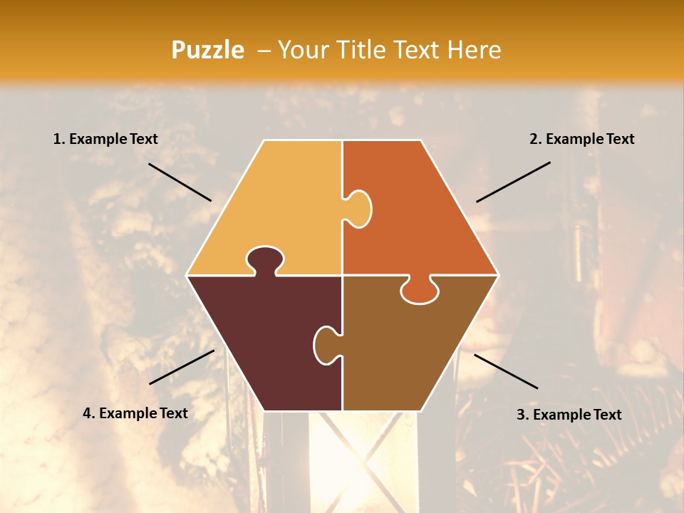 Festive Lamp Dark PowerPoint Template