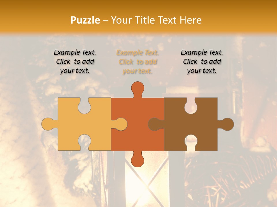 Festive Lamp Dark PowerPoint Template