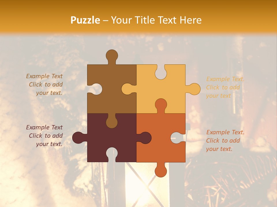 Festive Lamp Dark PowerPoint Template