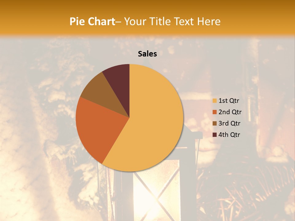 Festive Lamp Dark PowerPoint Template