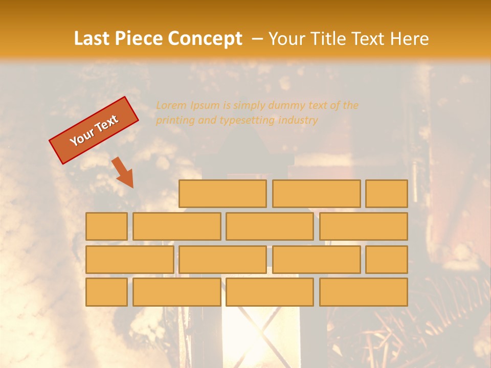 Festive Lamp Dark PowerPoint Template