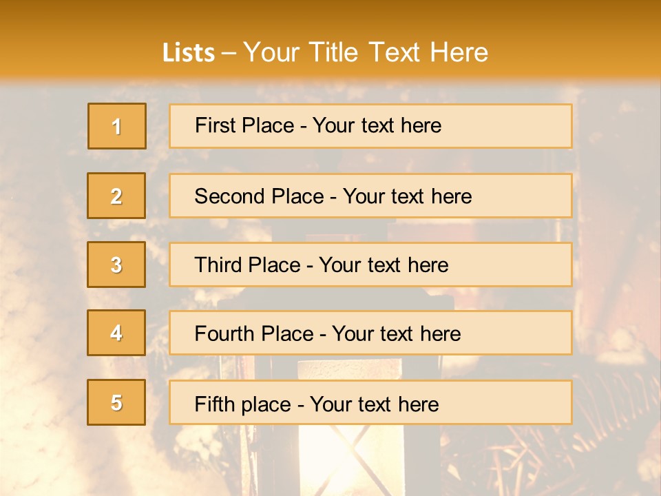Festive Lamp Dark PowerPoint Template