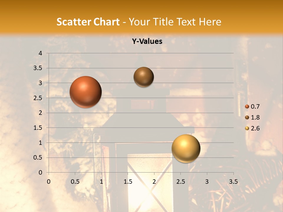 Festive Lamp Dark PowerPoint Template