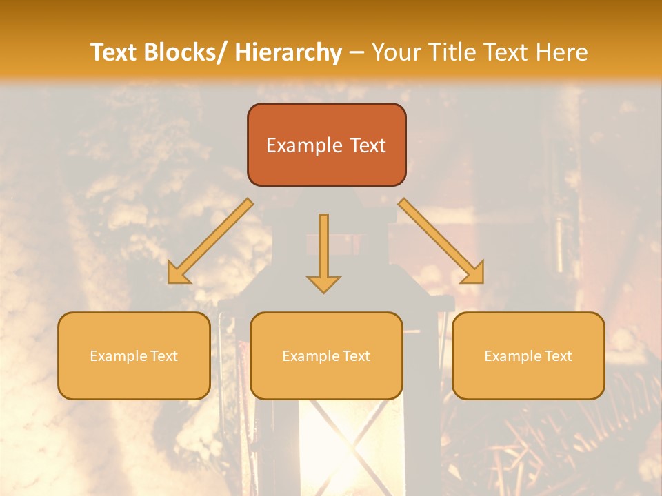 Festive Lamp Dark PowerPoint Template