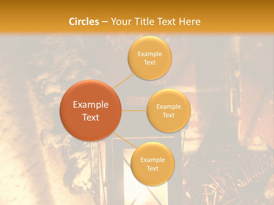 Festive Lamp Dark PowerPoint Template