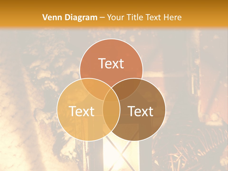 Festive Lamp Dark PowerPoint Template