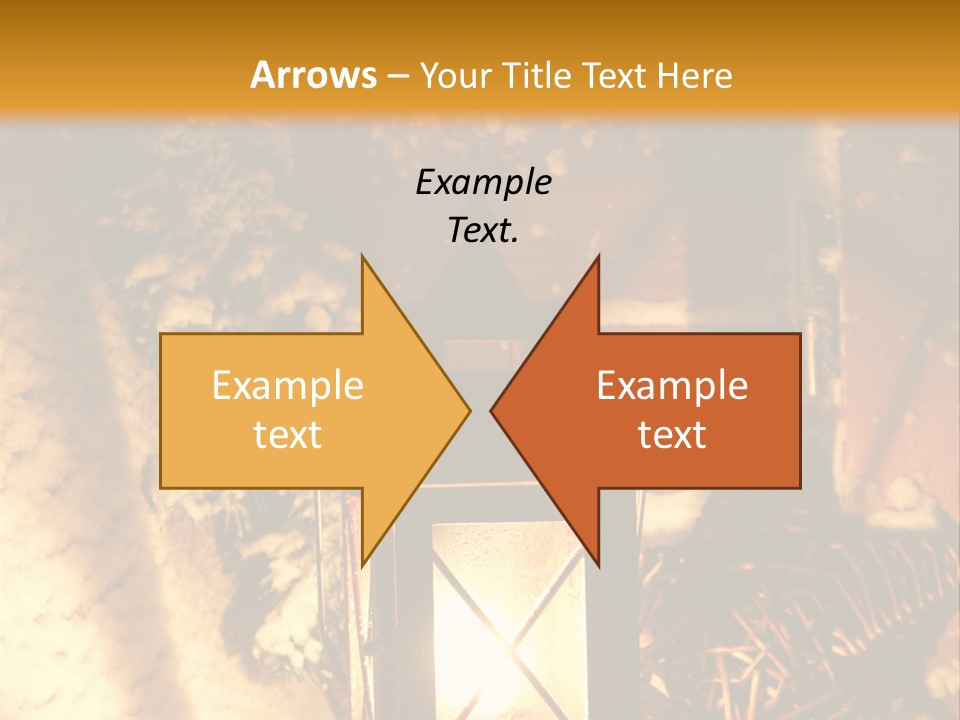 Festive Lamp Dark PowerPoint Template