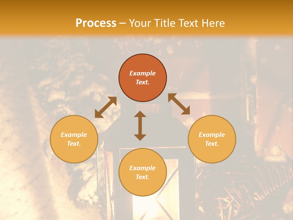 Festive Lamp Dark PowerPoint Template