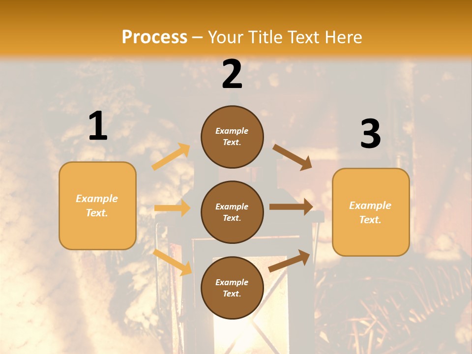 Festive Lamp Dark PowerPoint Template