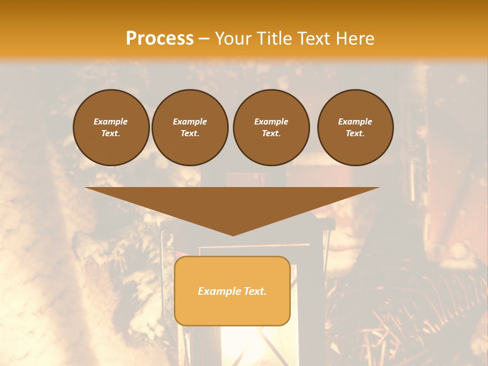 Festive Lamp Dark PowerPoint Template