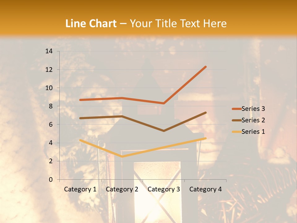 Festive Lamp Dark PowerPoint Template