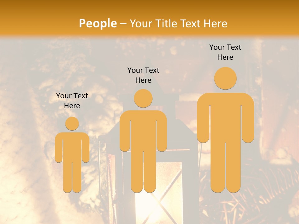 Festive Lamp Dark PowerPoint Template