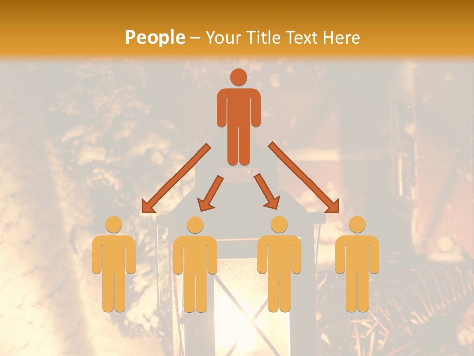 Festive Lamp Dark PowerPoint Template