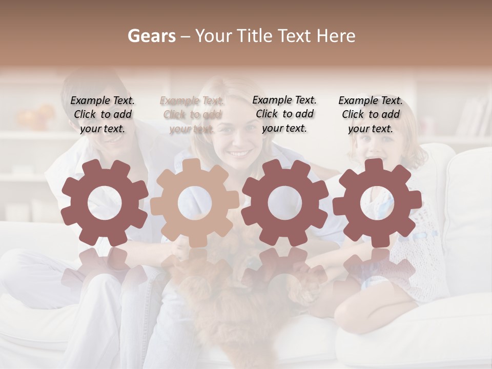 Girl Love Daughter PowerPoint Template