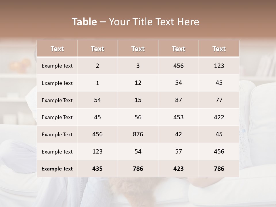 Girl Love Daughter PowerPoint Template