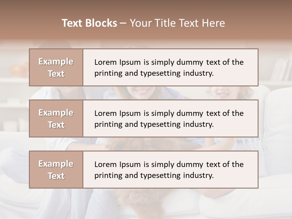 Girl Love Daughter PowerPoint Template