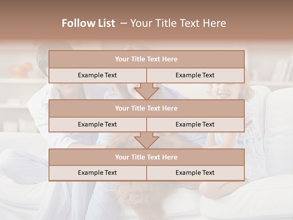 Girl Love Daughter PowerPoint Template