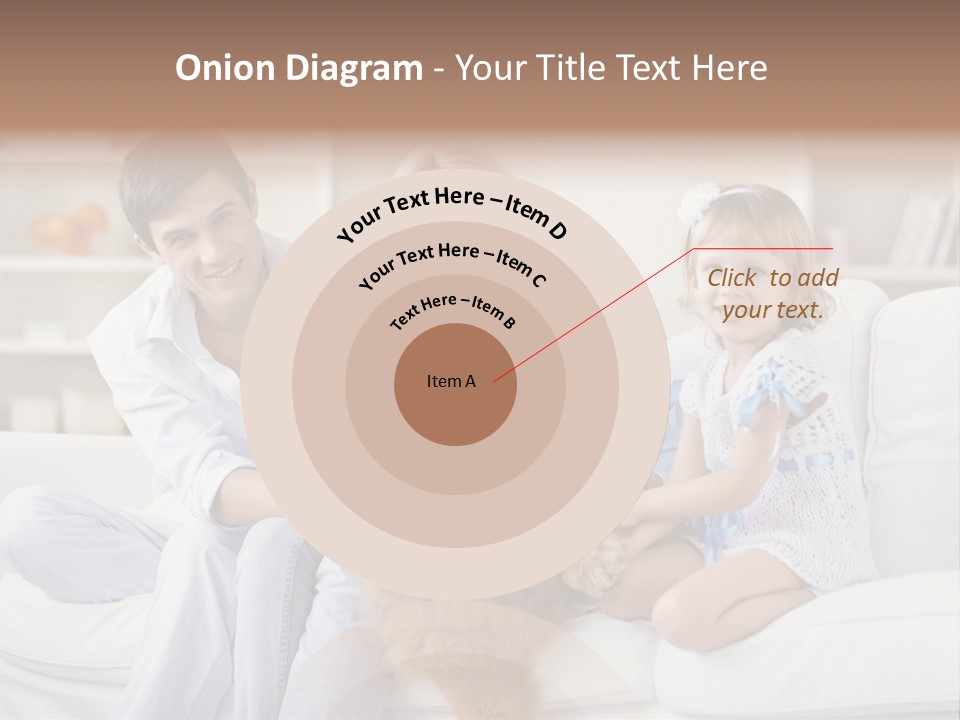 Girl Love Daughter PowerPoint Template