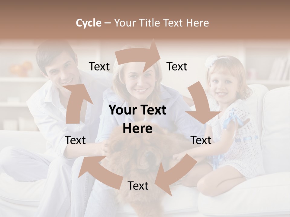 Girl Love Daughter PowerPoint Template