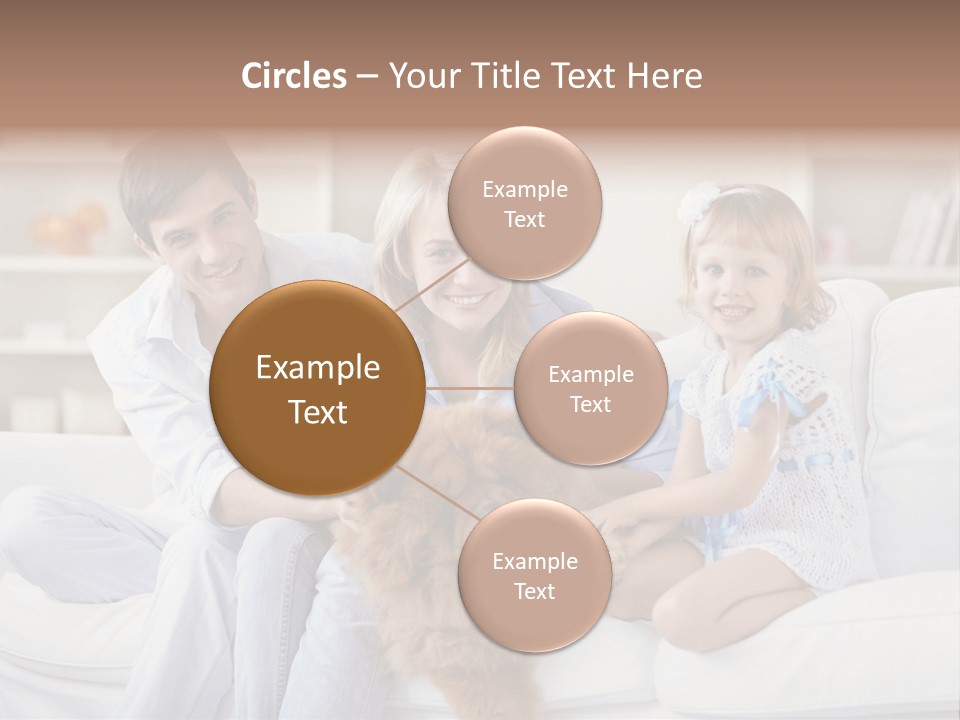 Girl Love Daughter PowerPoint Template