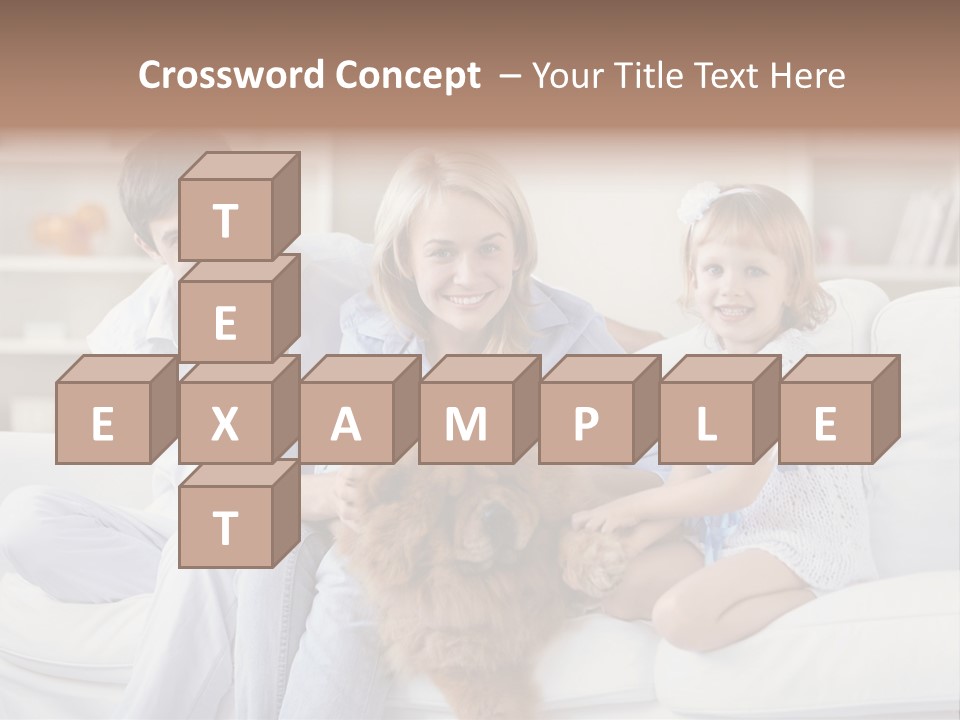 Girl Love Daughter PowerPoint Template