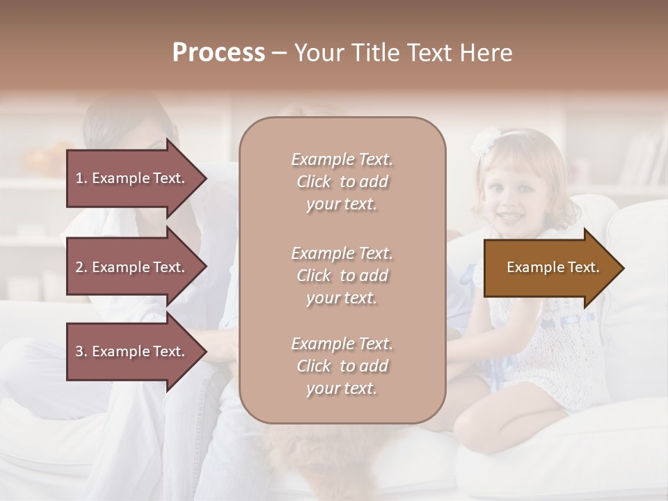 Girl Love Daughter PowerPoint Template