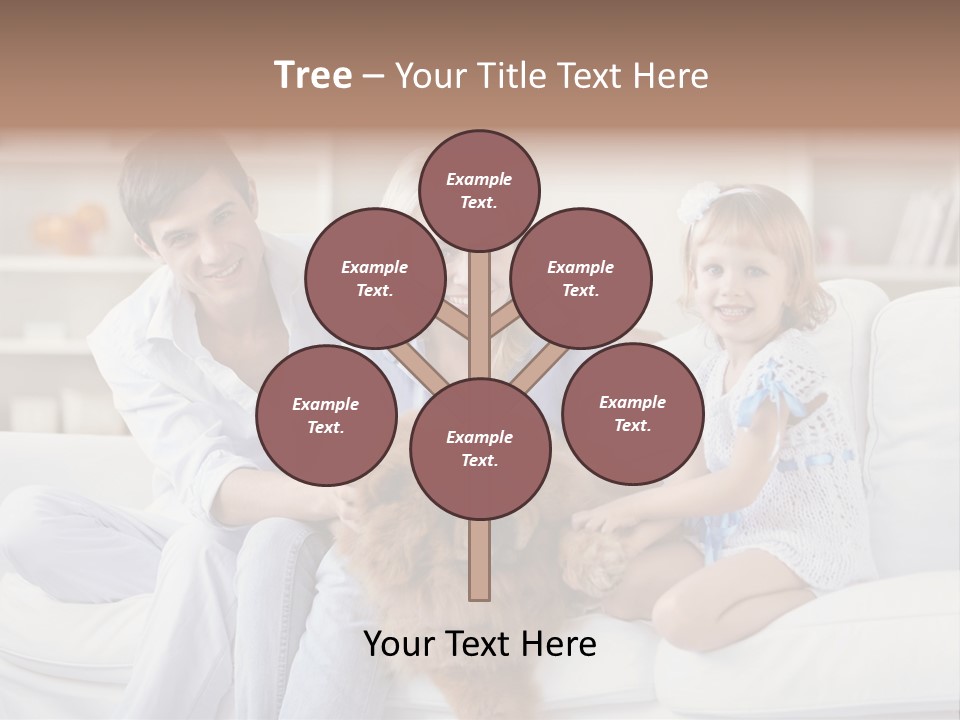 Girl Love Daughter PowerPoint Template