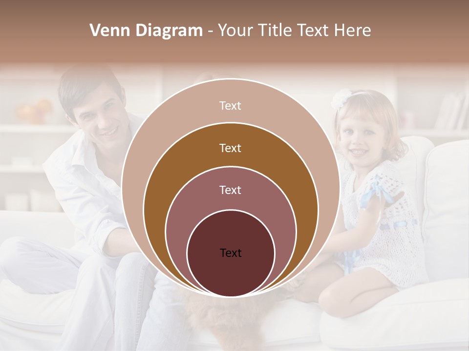 Girl Love Daughter PowerPoint Template