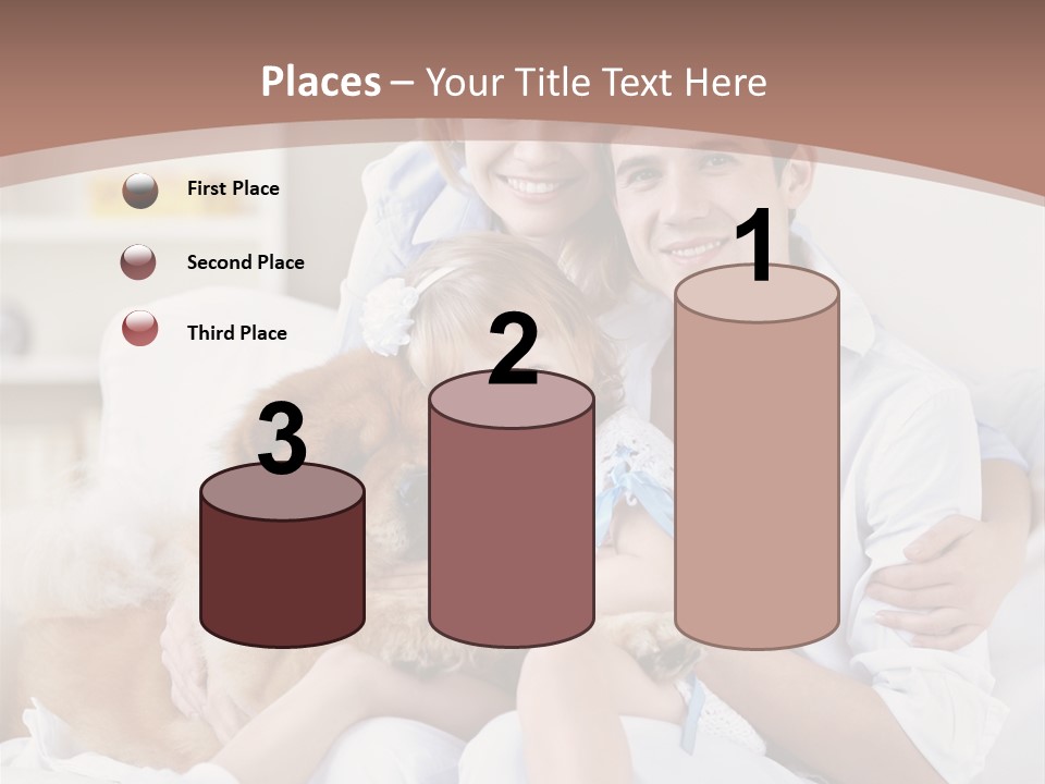 Smiling Happiness Girl PowerPoint Template