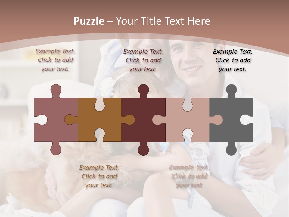 Smiling Happiness Girl PowerPoint Template