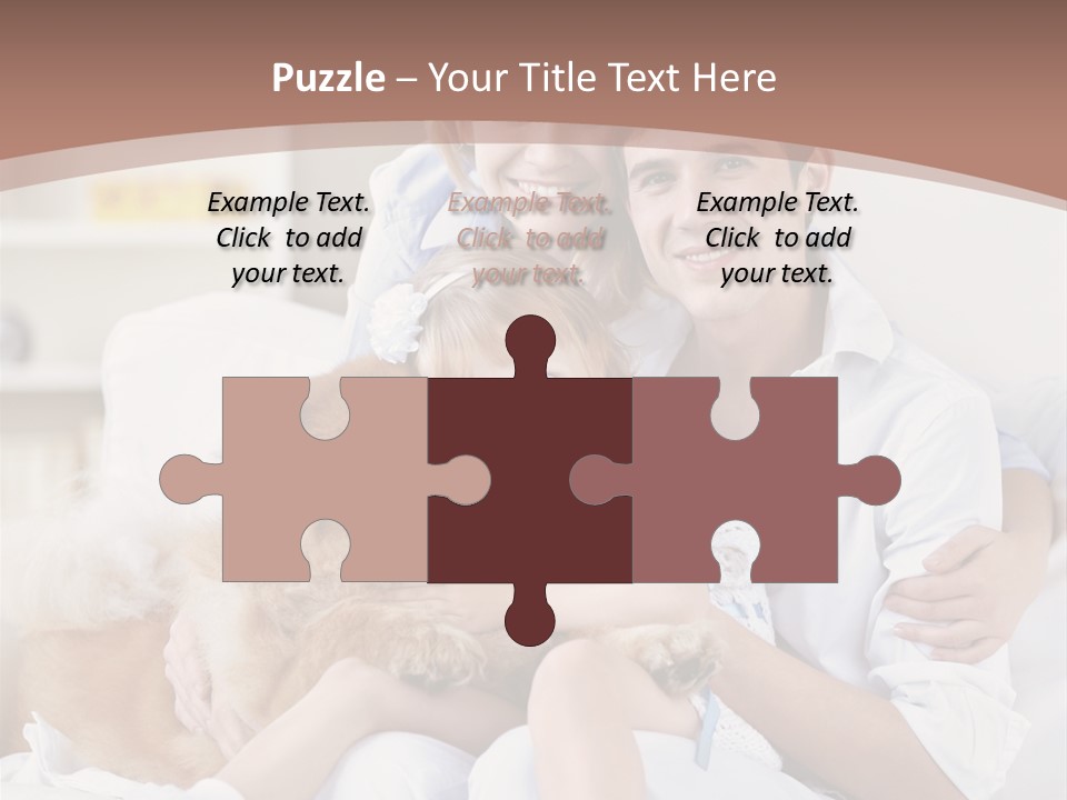 Smiling Happiness Girl PowerPoint Template