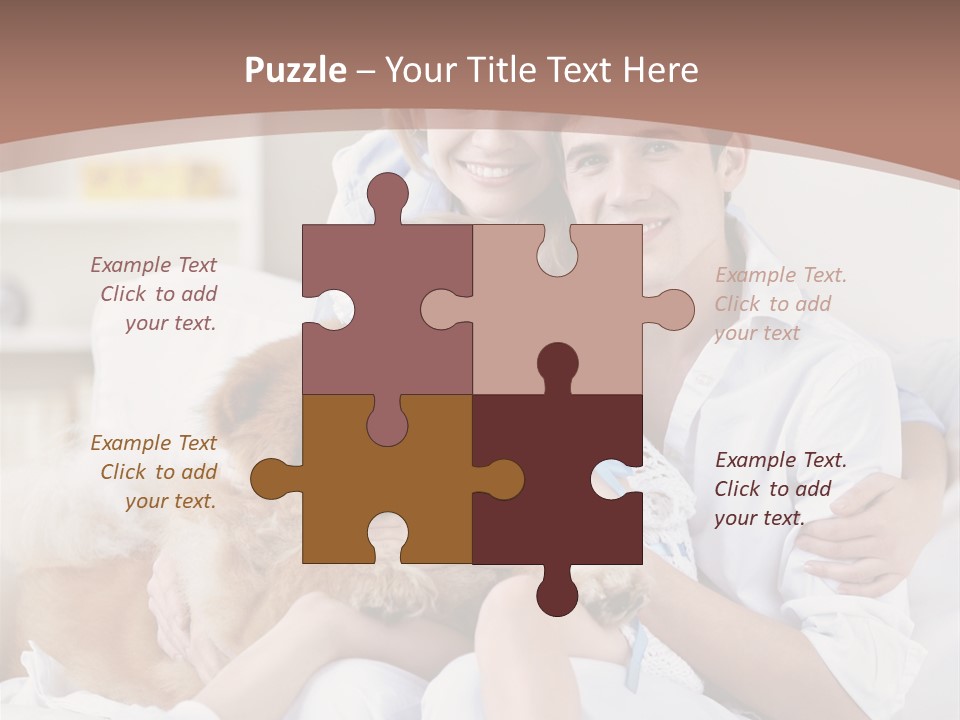 Smiling Happiness Girl PowerPoint Template