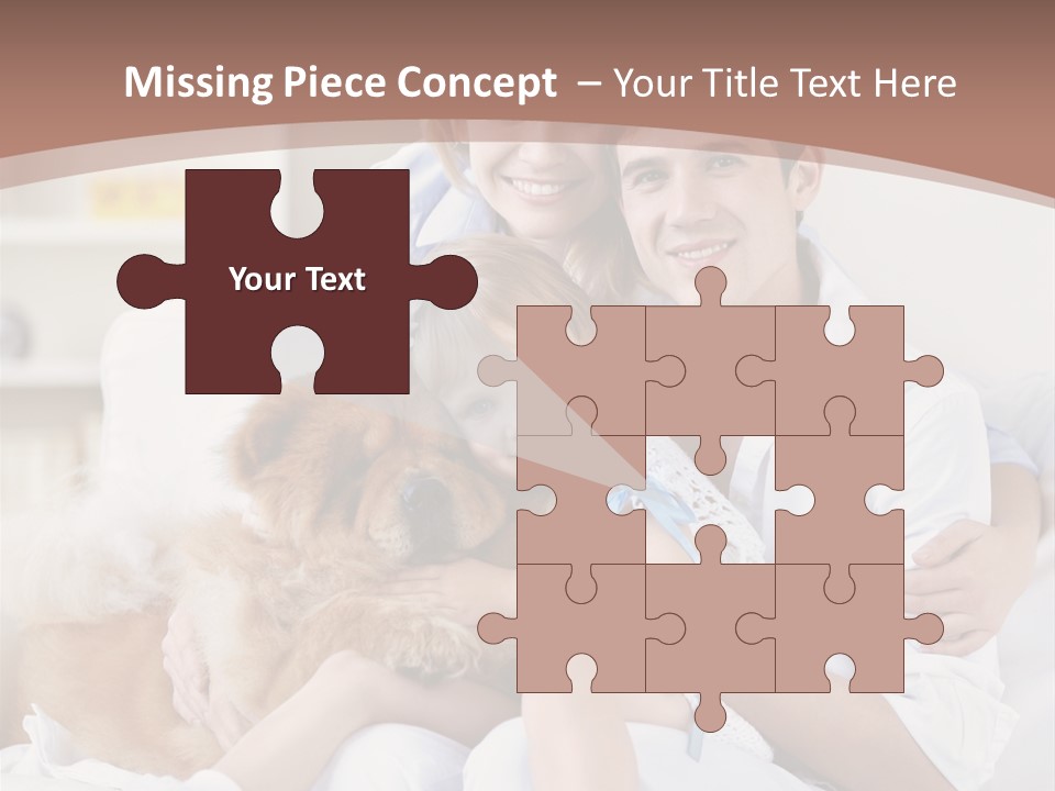 Smiling Happiness Girl PowerPoint Template