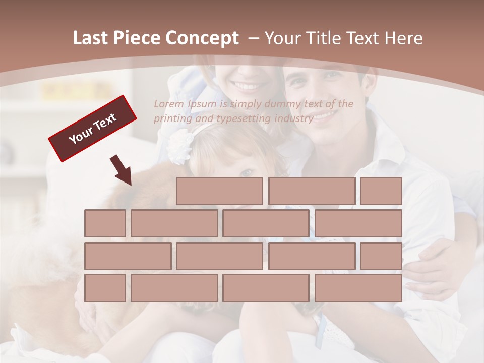 Smiling Happiness Girl PowerPoint Template