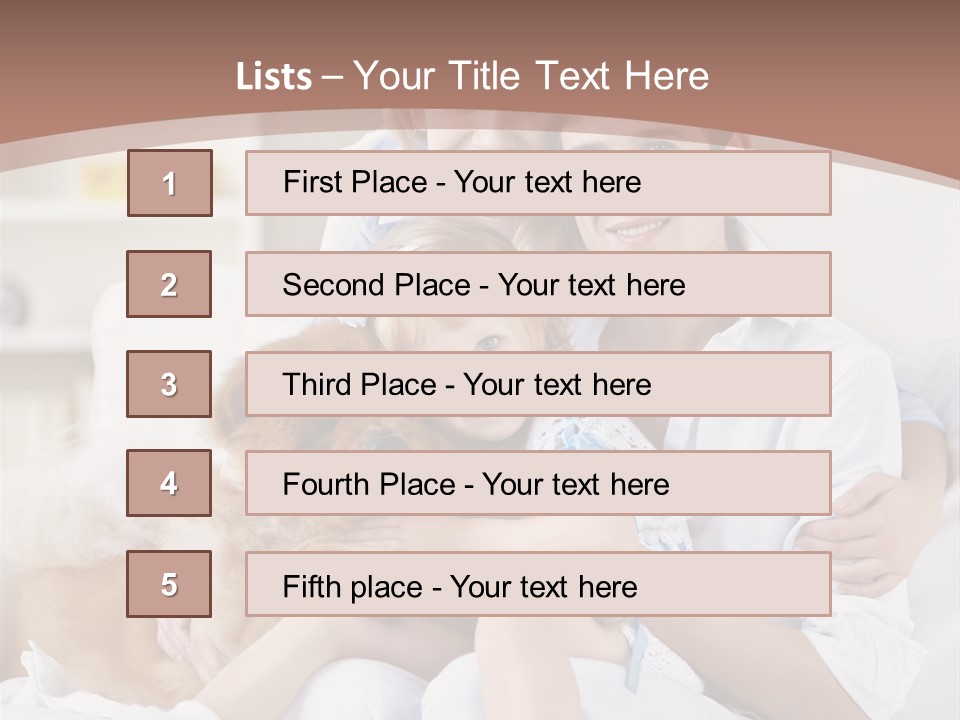 Smiling Happiness Girl PowerPoint Template