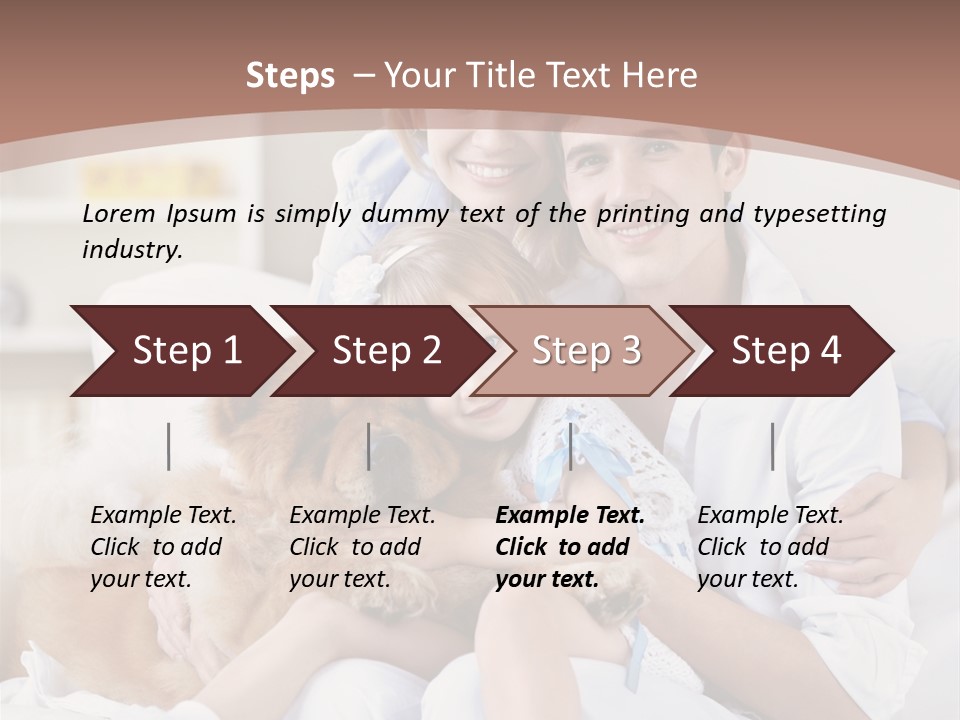 Smiling Happiness Girl PowerPoint Template