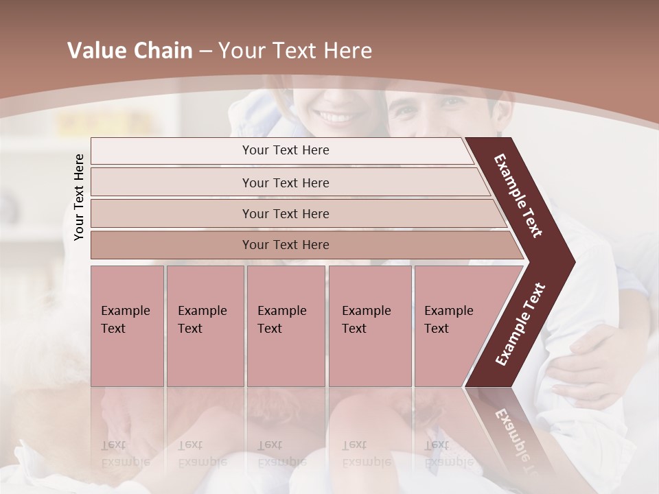 Smiling Happiness Girl PowerPoint Template