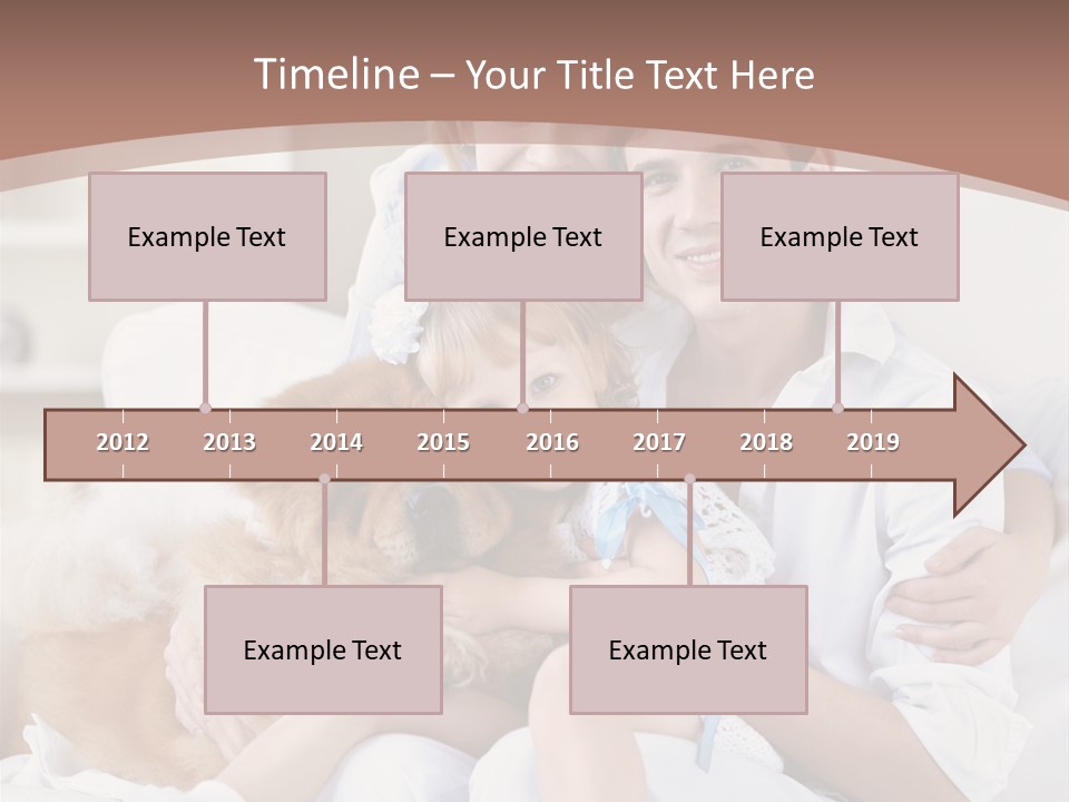 Smiling Happiness Girl PowerPoint Template