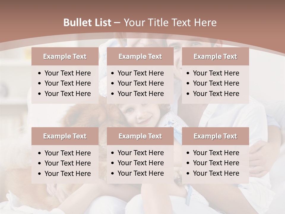 Smiling Happiness Girl PowerPoint Template