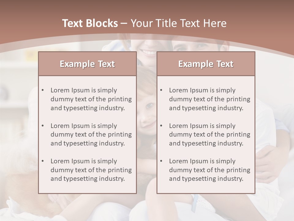 Smiling Happiness Girl PowerPoint Template